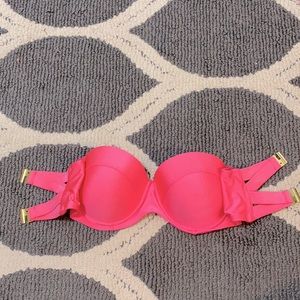 push up strapless bikini top